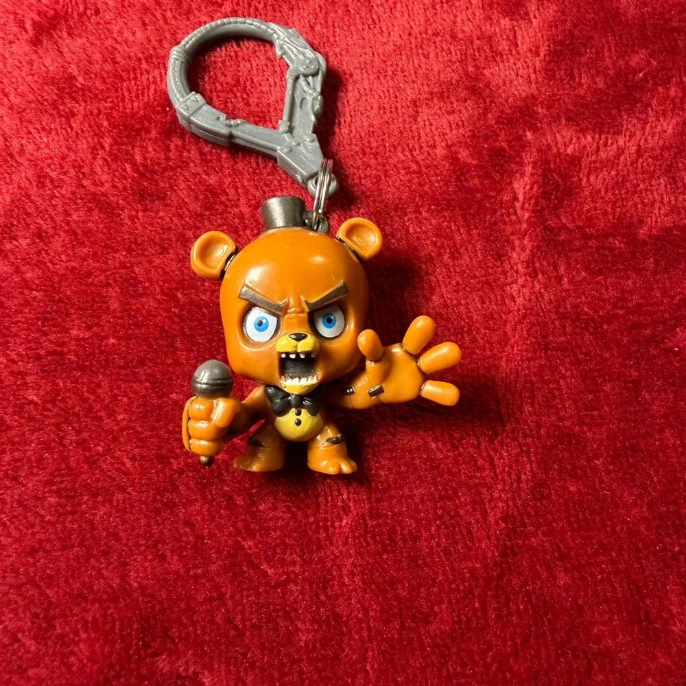 Five Nights at Freddys Freddy Fazbear Backpack Hanger Keychain 2023 S Cawthon